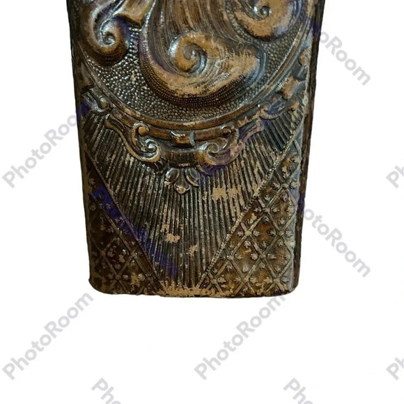 Leather Face Decanter Bottle El Quijote De La Mancha 13” High - Picture 9 of 13